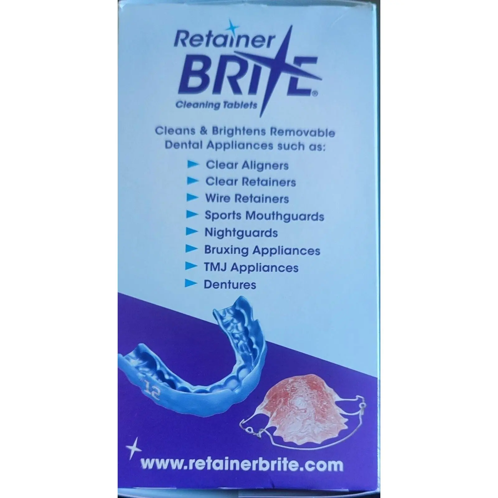 Retainer Brite Mouth guard Tablets Supply of Cleaner - 24 Tablets ( Unboxed )