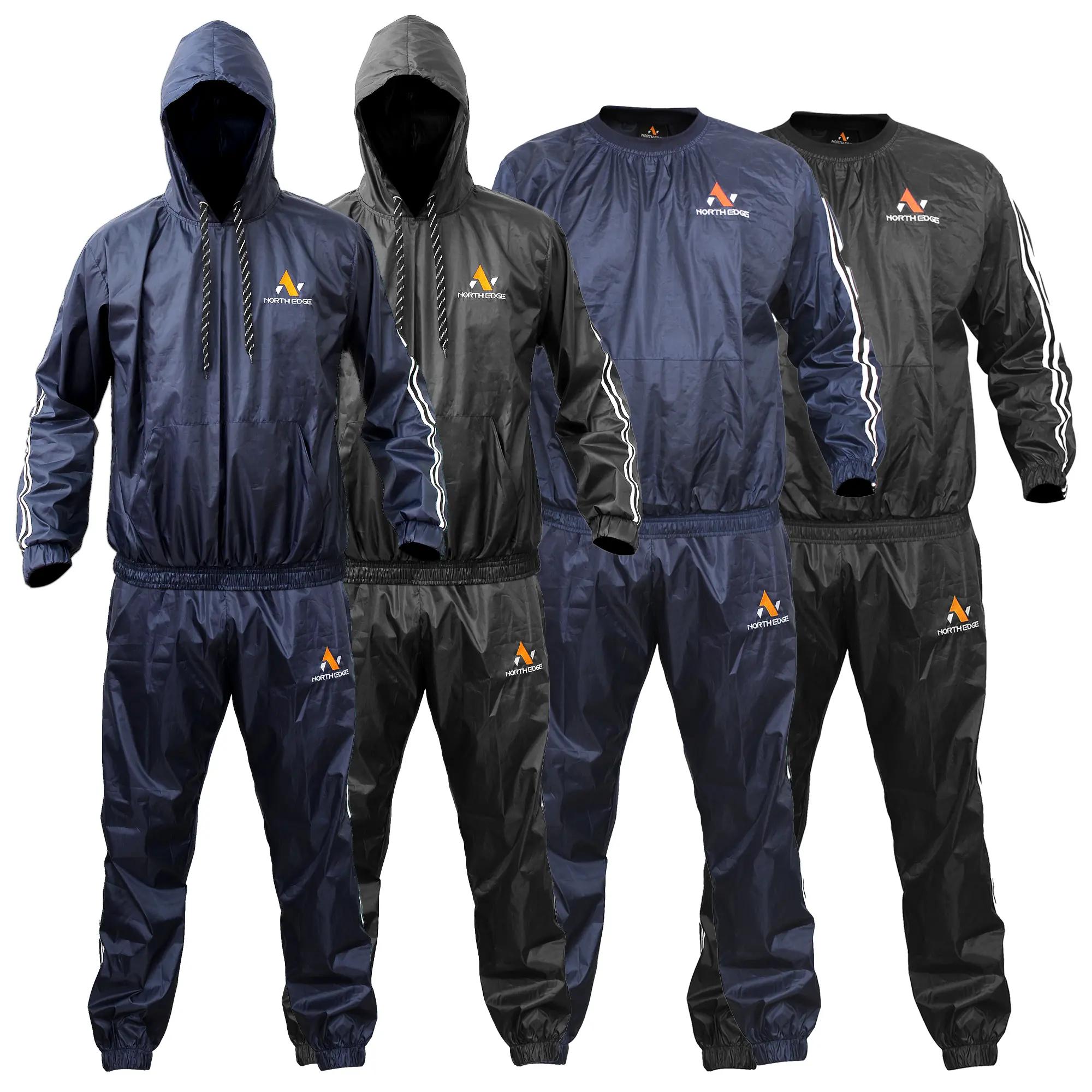 Heavy Duty Sauna Sweat Suit Gym Fitness Jogging Running Weightloss Sweat Suit for Men