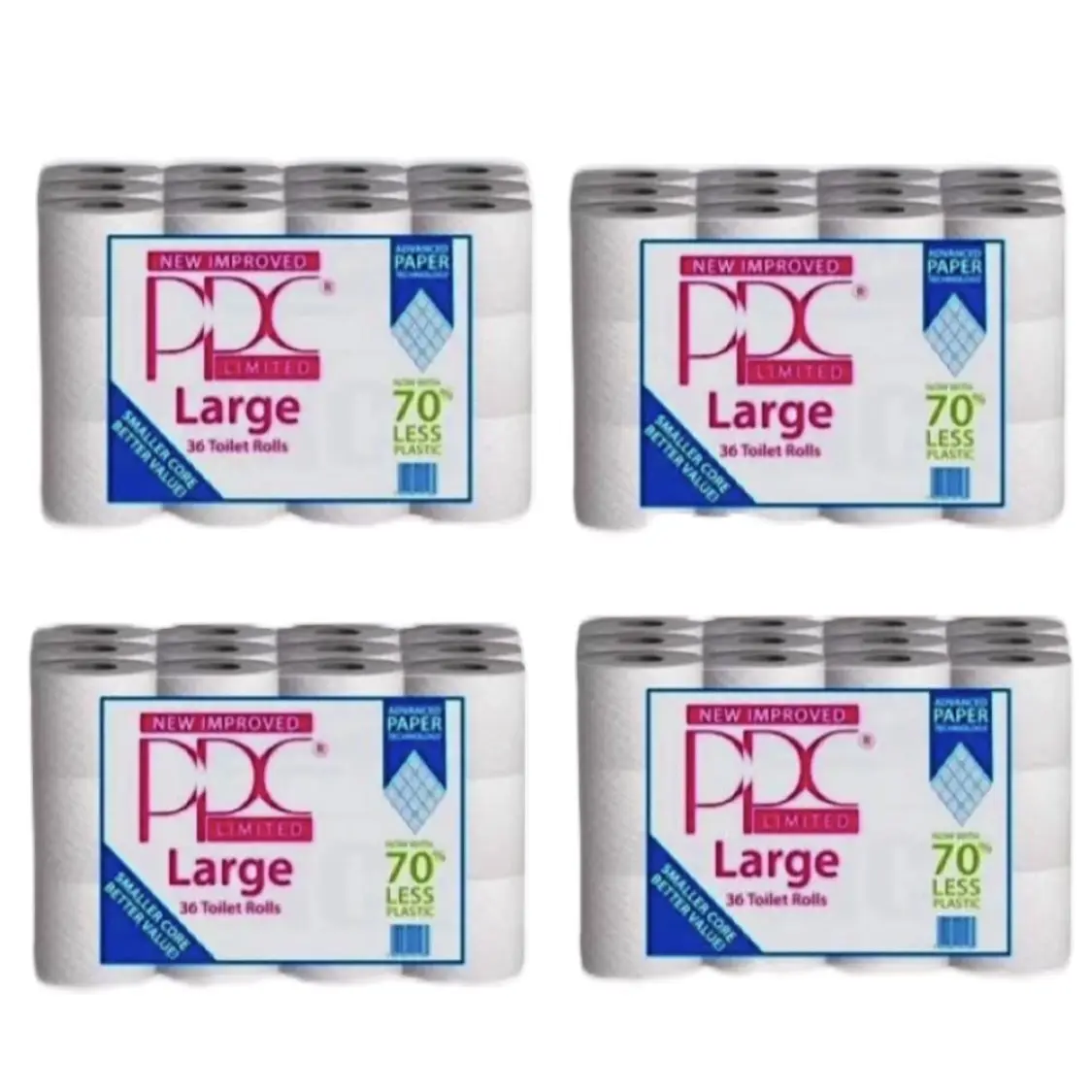 144 PPC Toilet Rolls