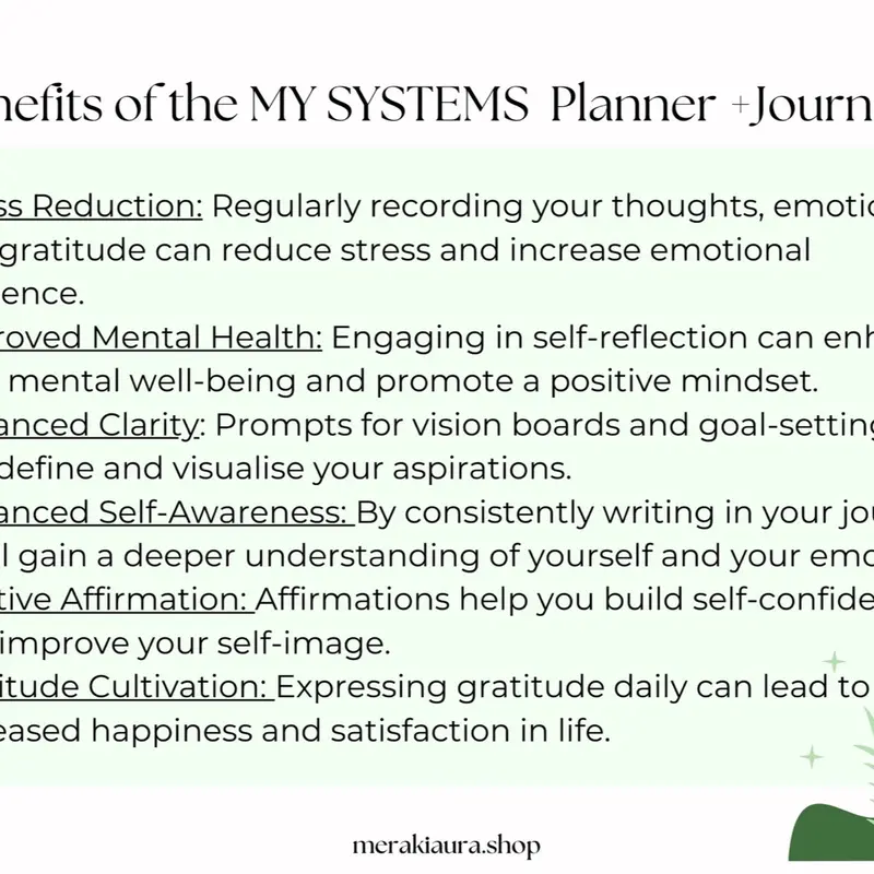 2025 PLANNER & DAILY JOURNAL for Goals, Productivity,  Organisation, Self-Care,  Habits, Manifestation & Wellness 3
