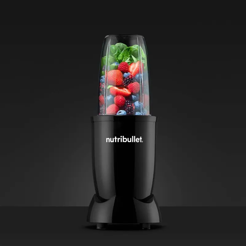 2025NEW-nutribullet Blender 600 Series - Powerful 20,000 RPM Extractor Blends Frozen Fruit, Nuts & Ice - 7 Piece Kit Includes 1x Tall Cup, 1x Short Cup, 1x Handled Ring & 1x Sealable Lid - Ideal for Smoothies 4