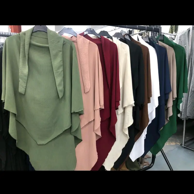 Khimar 2 way tie. Comfy material. Nidda Material 6
