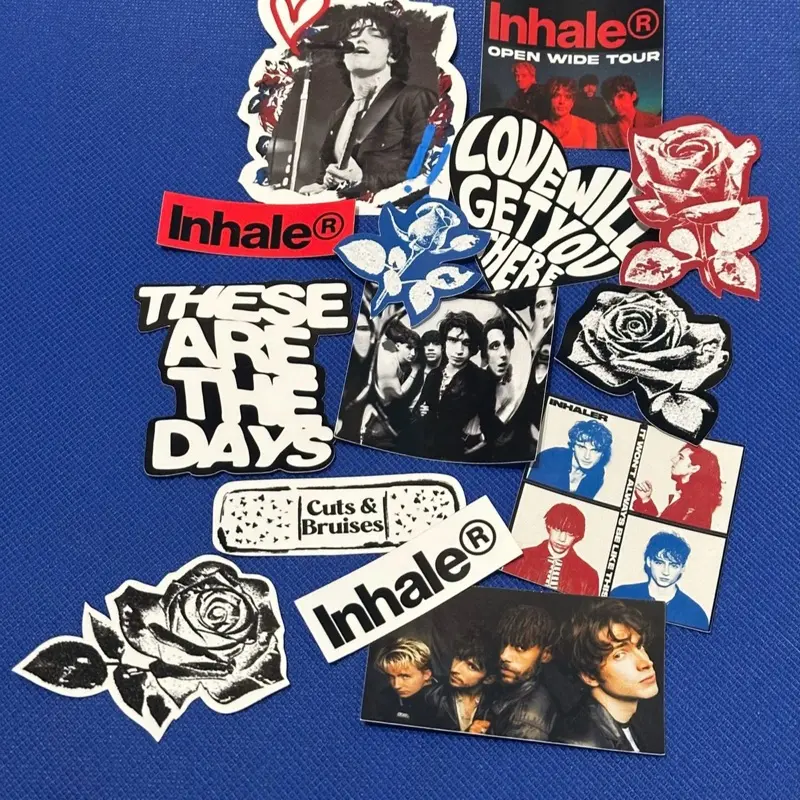 Inhaler Band Stickers, Inhaler Band Merch, Glossy Decal Stickers Elijah Hewson