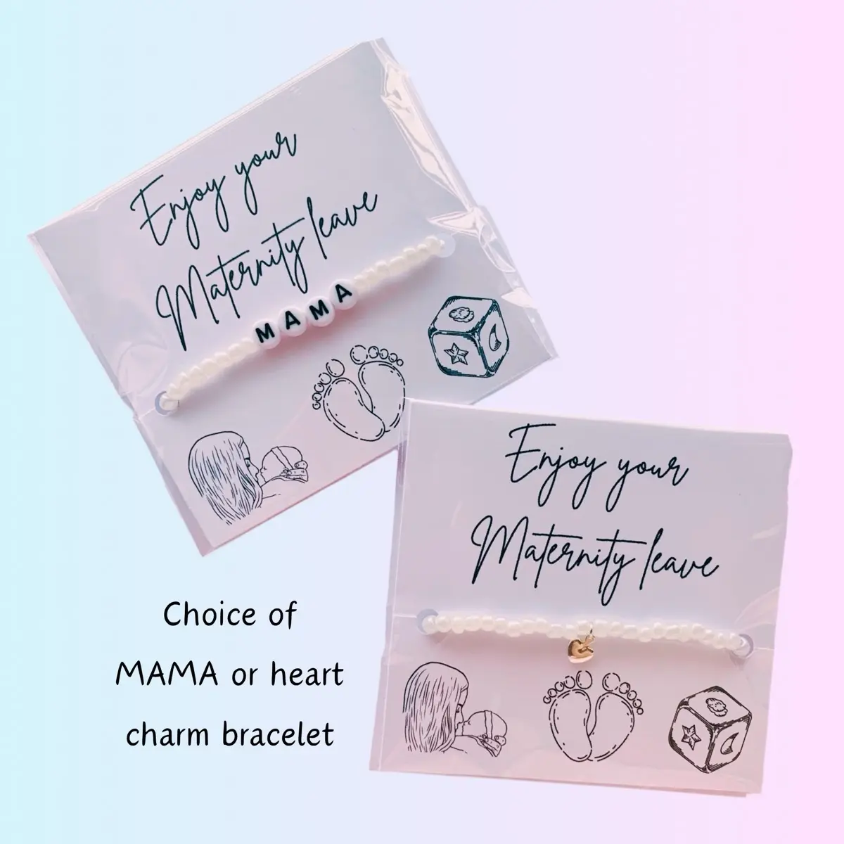 Maternity leave gift for new mum, new mum bracelet