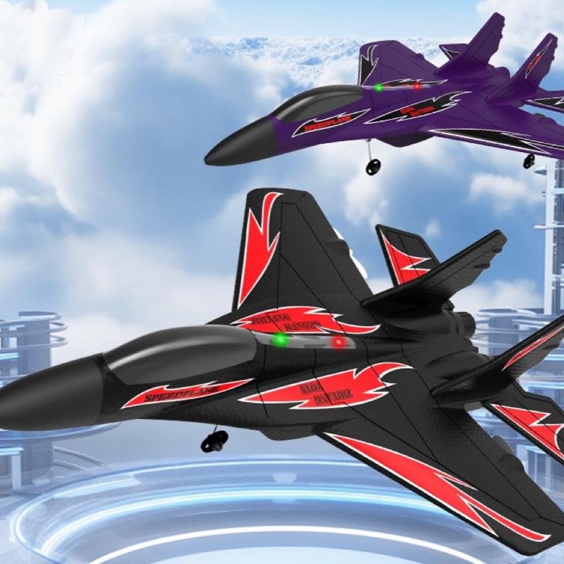 Remote control aircraft model toy, 1 piece aircraft Black/purple, creative toys,summer gifts,summer toys rcplane 1