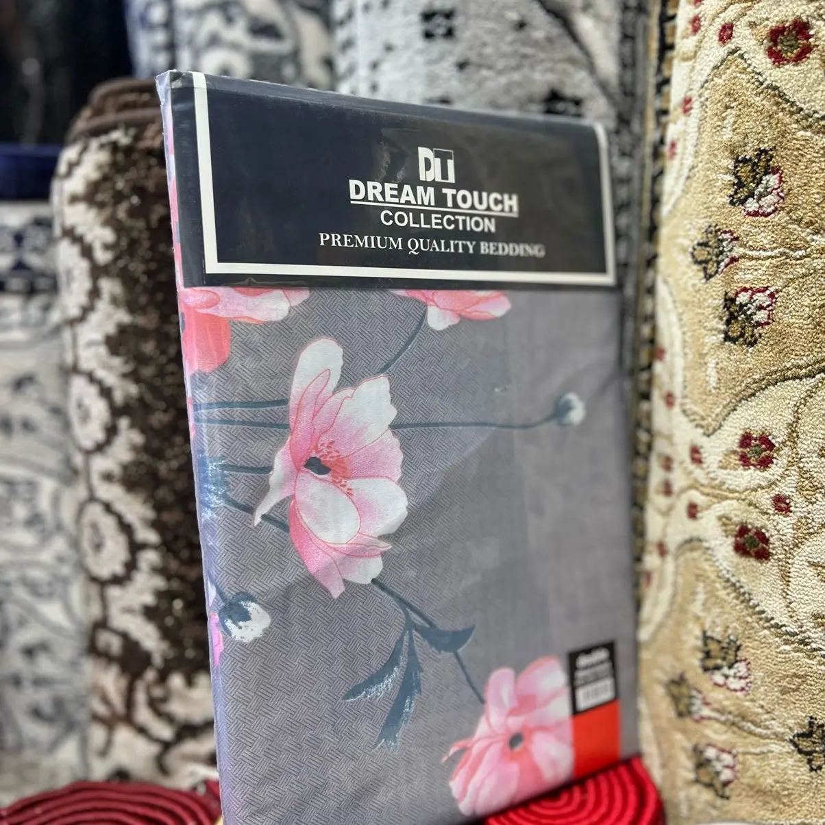 Bedsheet (Fitted Sheet), Single, Double & King size; available in various colours and designs!)