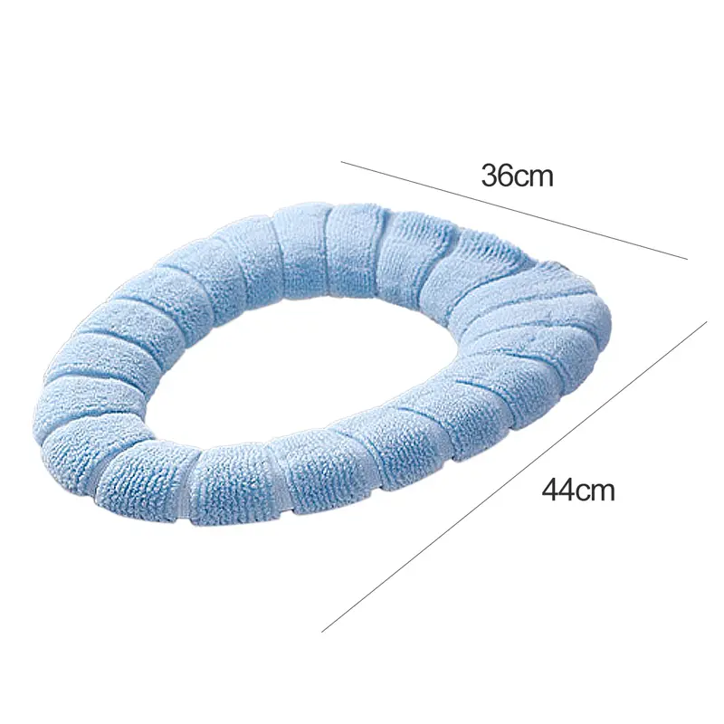FONOK 5PCS The latest thicker and softer toilet seat warmer pad washable toilet soft pads 5