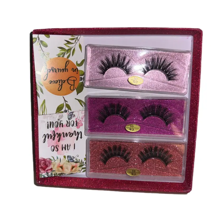 Self Pamper Beauty Box with Fake Eyelashes, Headbands, Scrunchies, Hair Clips and Handband - Best Christmas Hamper for Her - Gifts Skincare 1