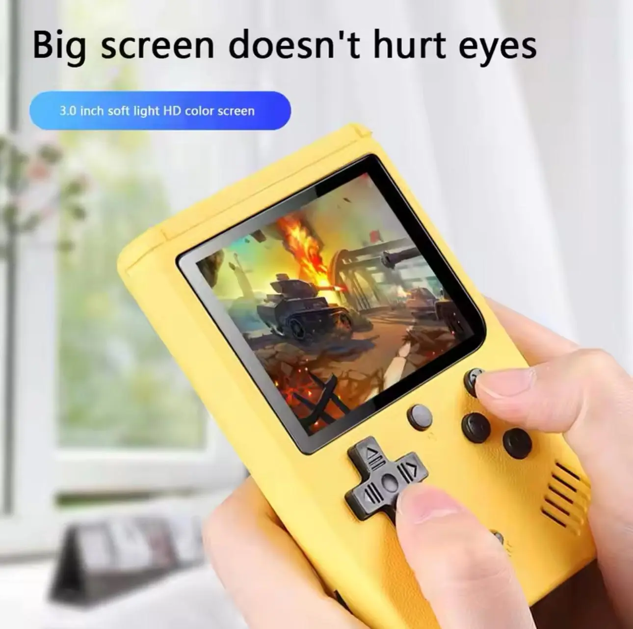 400 In 1 MINI Games Handheld Game Players Portable Retro Video Console Boy 8 Bit 3.0 Inch Color LCD Screen Games Compact Durable Protection