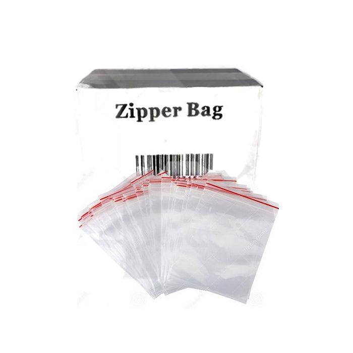 Zipper Branded 25mm x 35mm Clear Ziplock Bags Baggies - Box of 1000 0