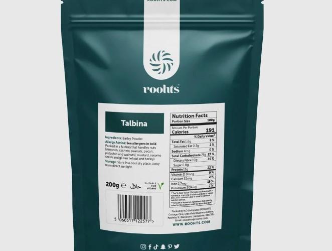 Roohts Talbina (Barley Flour) Porridge with Date Sugar - Great for wholesome Instant breakfasts Natural Food 5
