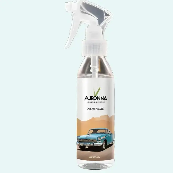 Auronna  Car Diffusers & Air Freshener Sprays  For Men & Women - Long Lasting Car Perfume - Wooden Cap & Cube Bottle With 8ml Filling - Spray Air Freshener - Highly Scented 2