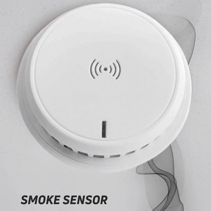 Smoke Alarm with 10 Year Life Battery Smoke Detector & Fire Alarms Sensor Home