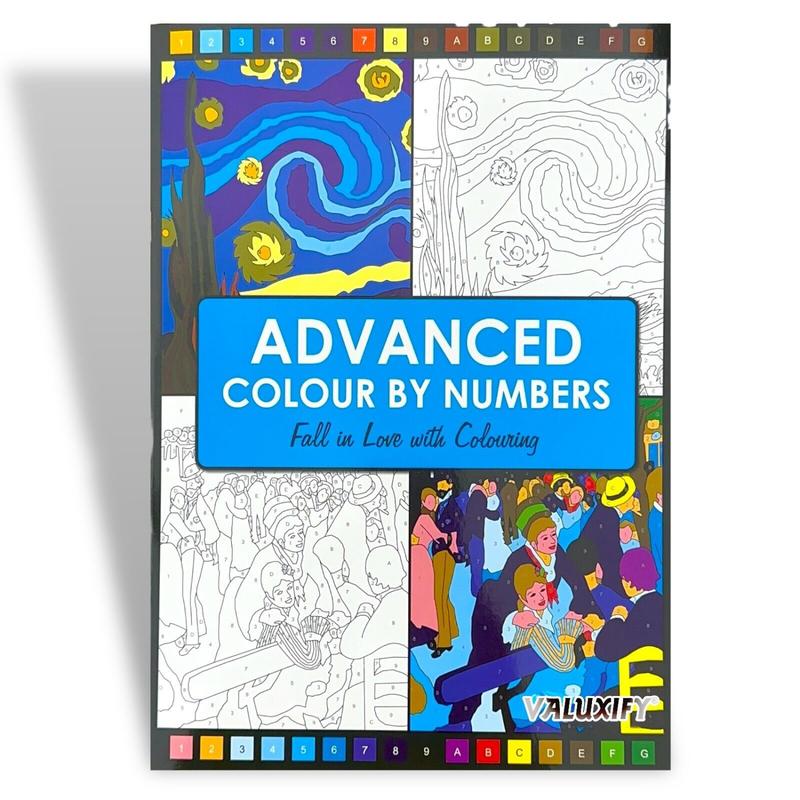 3X Colour by Numbers Adult Colouring Books - Pack of 3 coloring 2