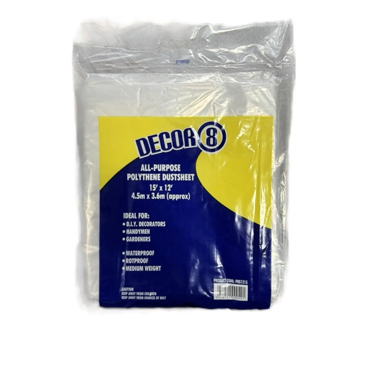 All-Purpose Polythene Dust sheets (15’ x 12’ - 4.5m x 3.6m Approx)