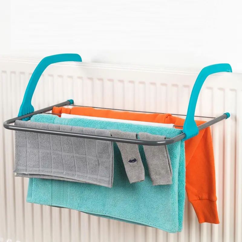 5 Bar Blue Radiator Airer - Perfect for Any Home 2