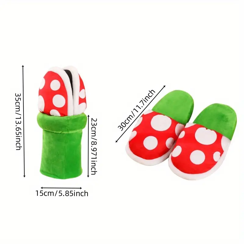 Cozy Plush Chomper Slippers for Men & Women - Warm, Non-Slip Indoor Shoes with Thick Sole for Winter Comfort | Perfect Funny Gift or Cosplay Accessory 3