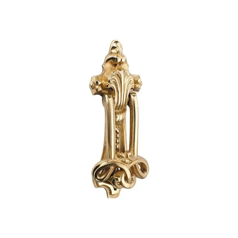 Solid Brass Federation Door Knocker - Polished Brass 0
