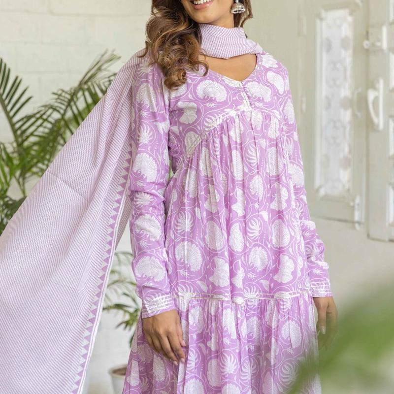 Indian Boutique Dress and Trouser with Dupatta - Women's Casual Dress - Womenswear 3