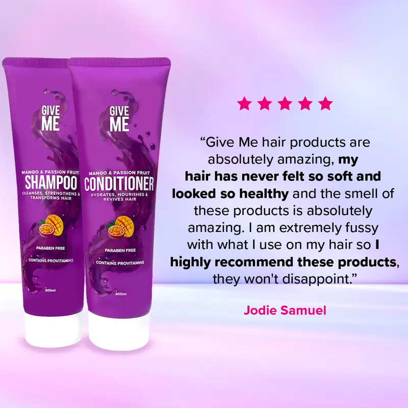 Mango & Passion Fruit Shampoo & Conditioner, Cleansing Haircare 4