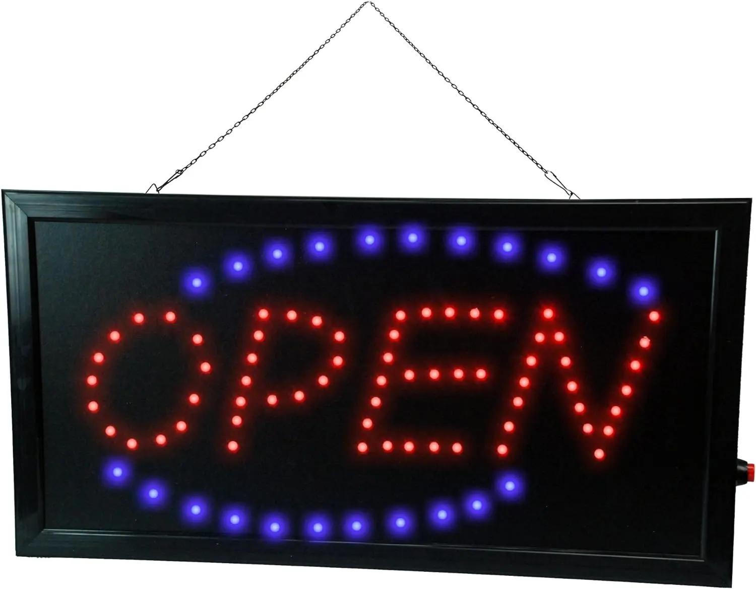 LED 'Open' Sign Shop Front Open Sign 240V Illuminating LED Shop Signage