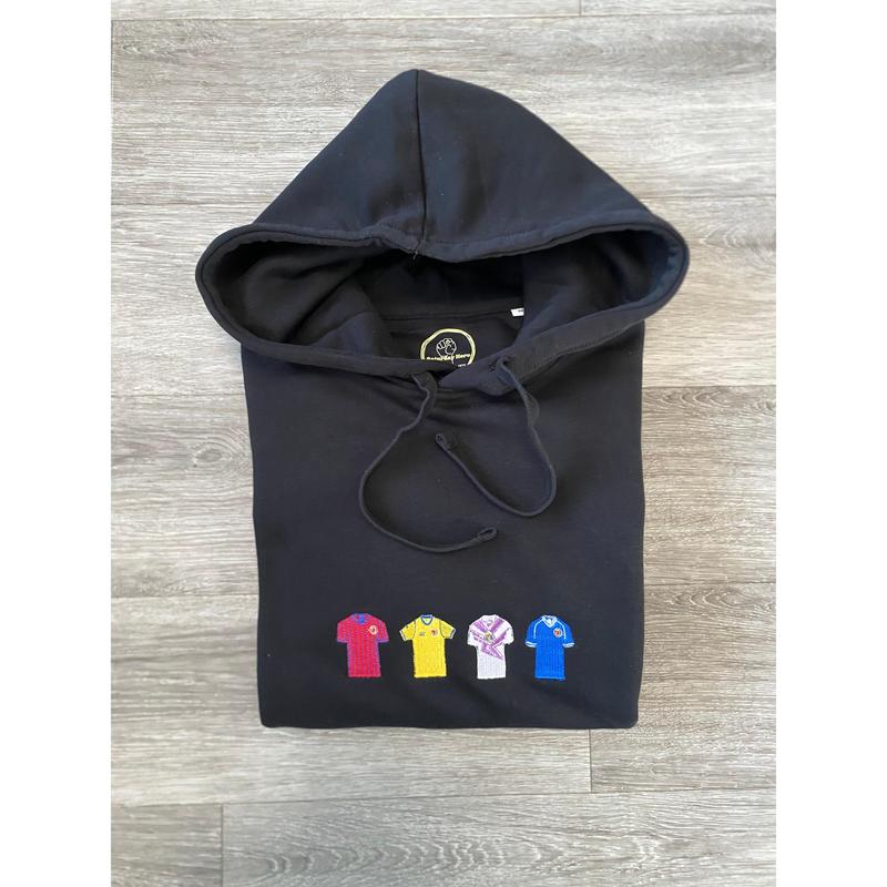 Scotland Retro Strip Hoodie 1