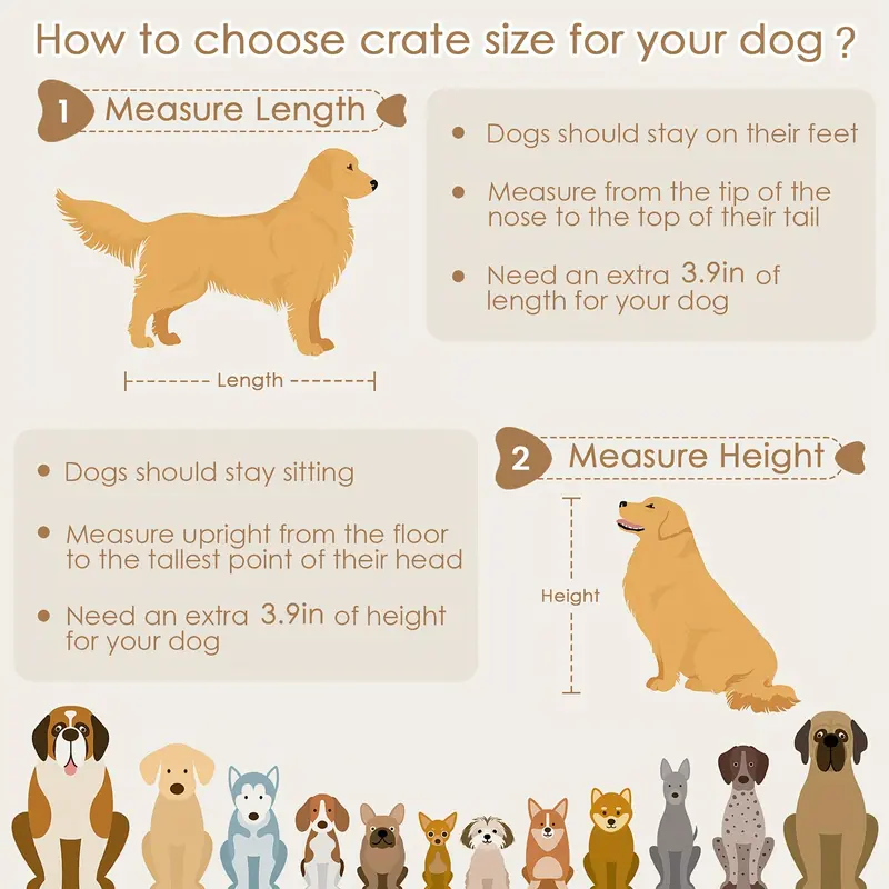 Dog Crate Furniture for Small, Dogs Cage, Wood Dog Kennel with Drawer Storage, Heavy Duty Dog Cage, Sturdy Durable Metal Frame, Inner dimensions: 67x49.5x49.5CM 4