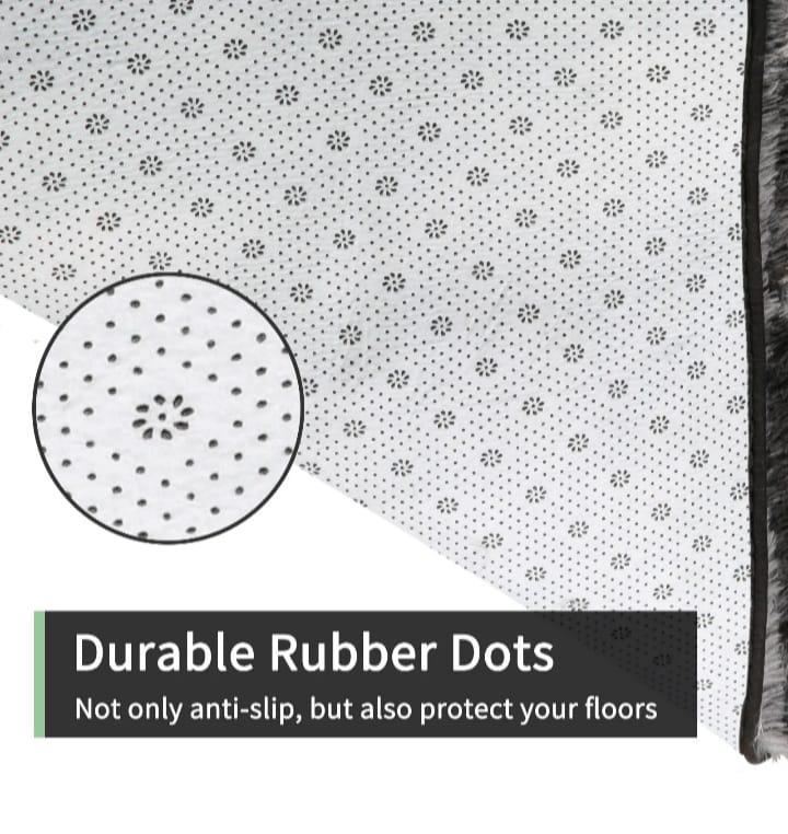 Modern soft plush bedside Rug, Solid color plush rug, Soft room and bedroom carpet, Soft carpet, Anti slip carpet, Fluffy Rugs Anti-Slip Large Shaggy Rug Super Soft Mat Living Room Bedroom Carpet 7