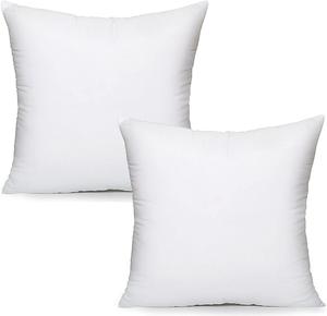 ARLINENS Duck Feather & Down Cushion Pads - Hotel Quality Plump Extra Filled - Cotton Fabric - Available in 7 Sizes