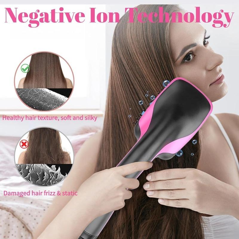 Comfortable comb design multifunctional hair dryer, quick drying hair styling tool, hair comb hot air brush, fashion gift, summer gift, back to school gift, New Year gift, Christmas gift 3
