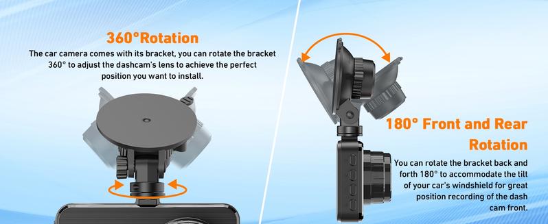 Product Introduction of Dash Cam Front and Rear, Dashcam WiFi/App Control 1080P Car Camera Dash Cam, Dual Lens Dashboard Dash Camera for cars w/ 32GB Card,Night Vision,WDR,G-sensor,Loop Recording,Parking Mode,170 Wide Angle 2