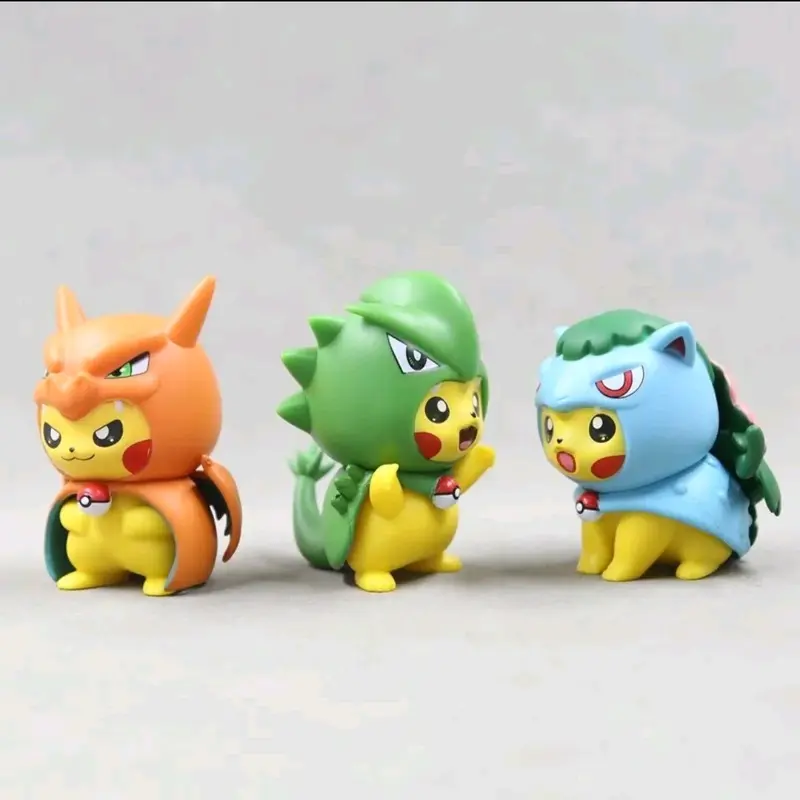 Pokemon Pikachu Cosplay Poncho Figures - Select your Style! 4