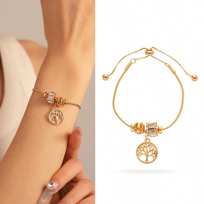 Product Introduction of 2025 Women Geo Charm Bracelet For Daily Valentine's Day 9