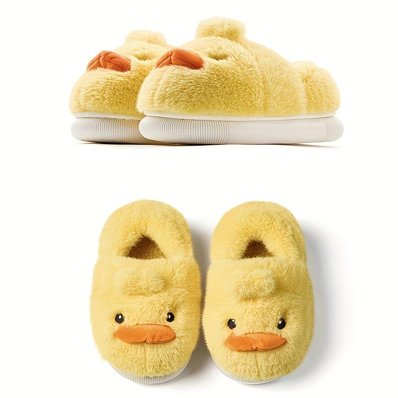 Product Introduction of Cozy Cartoon Plush Footwear for Youngsters - Warm, Comfortable Indoor Shoes with Non-Slip Sole for Boys & Girls, Ideal for Fall/Winter 6