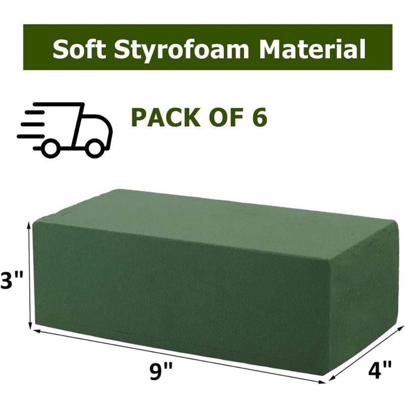 Floral Foam Bricks, Wet and Dry Floral Foam Blocks for Flower Arrangement and Craft Supplies 3