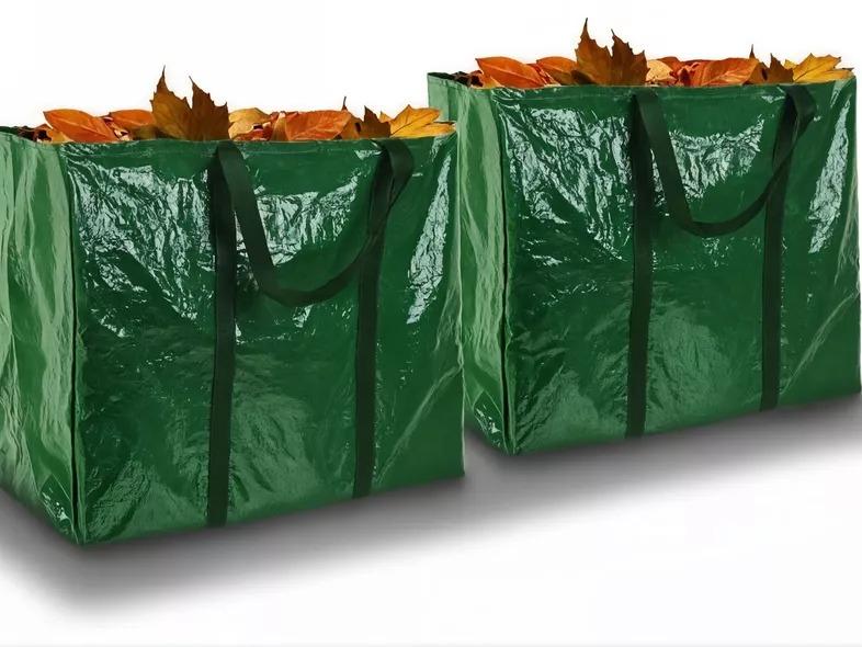 Essentials2Publik REUSABLE HEAVY DUTY GARDEN BAG WASTE RUBBISH GRASS SACK WATERPROOF LARGE 2 PCS 4
