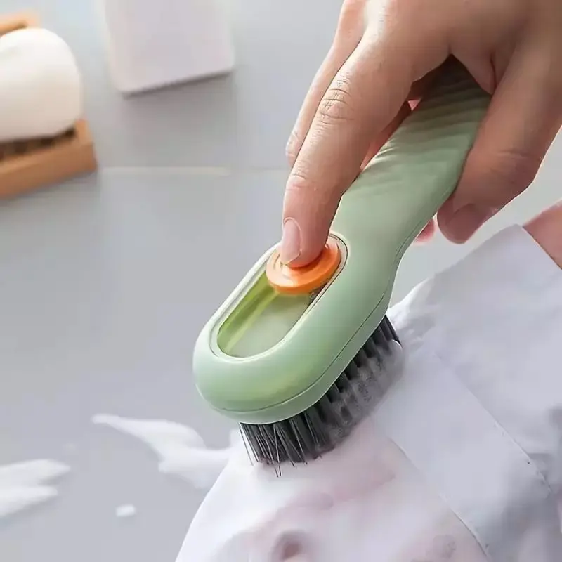 1-2pcs Laundry Soap Dispenser Scrubbing Brush For Cleaning Shoe Cleaning Brush 4