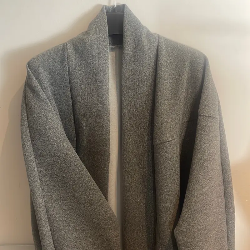 Coat with Pockets Trench Style one size 4