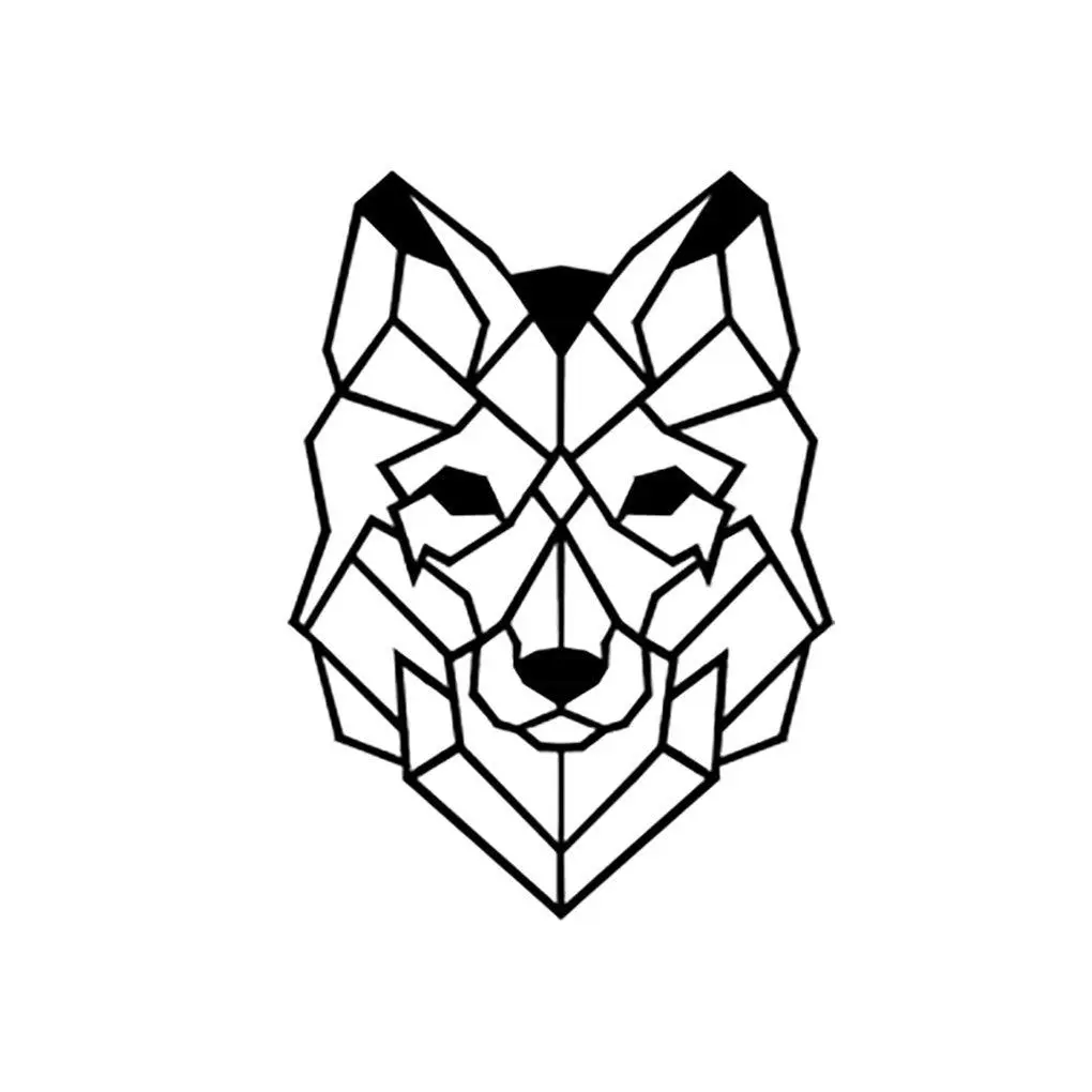 Wolf Metal Wall Art Decor