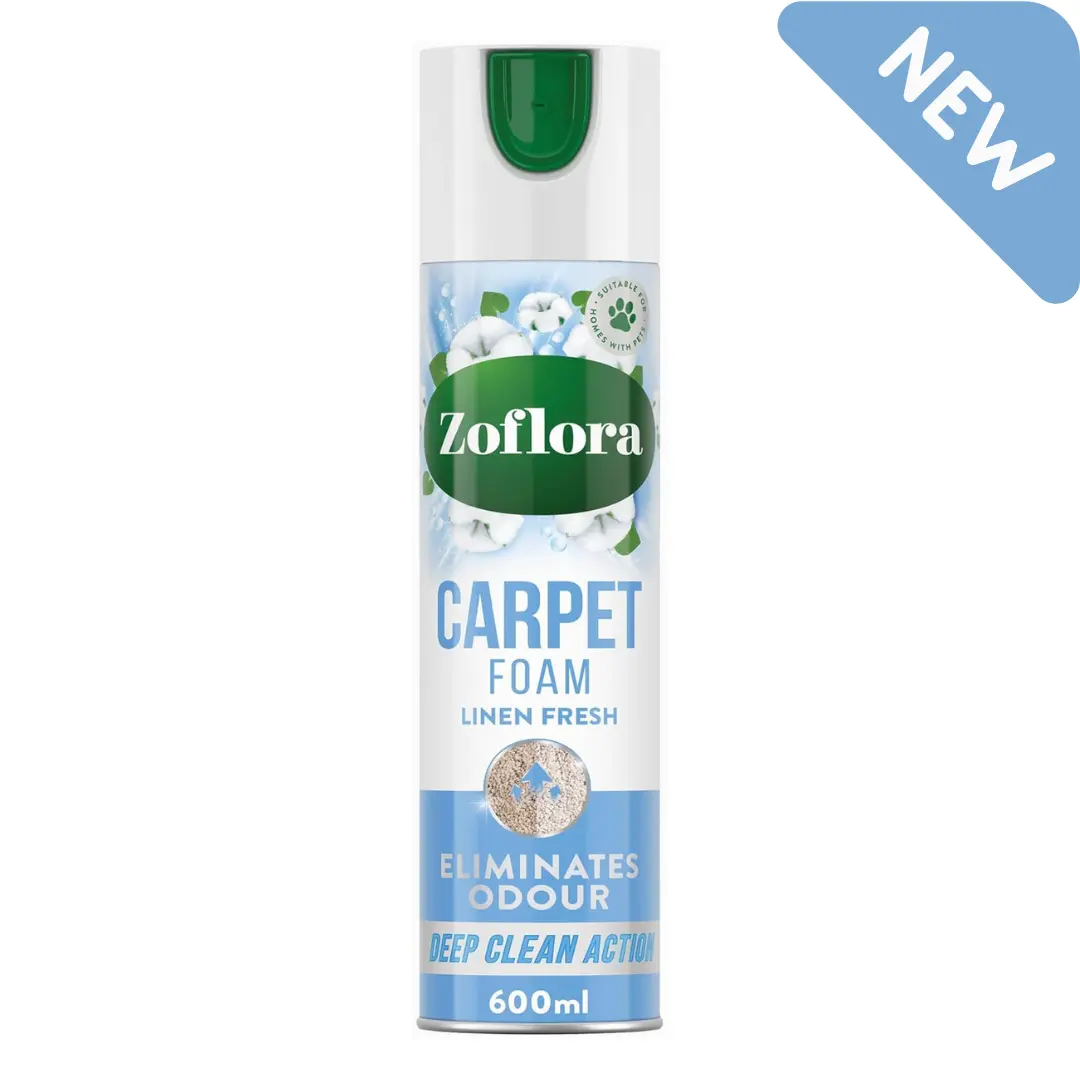 Zoflora Linen Fresh Carpet Fresh & Care Foam 600ml