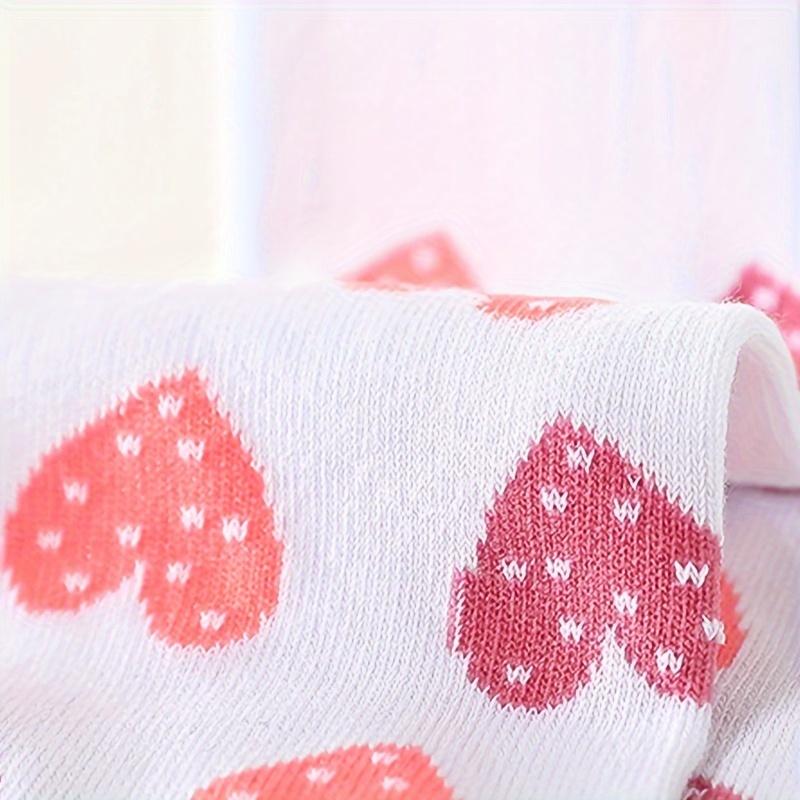 Product Introduction of Cat Pattern 4 Pairs Girls Knee High Stocking Socks, Comfy Breathable Sweat Resistant Anti-odor Socks For Spring Summer 3