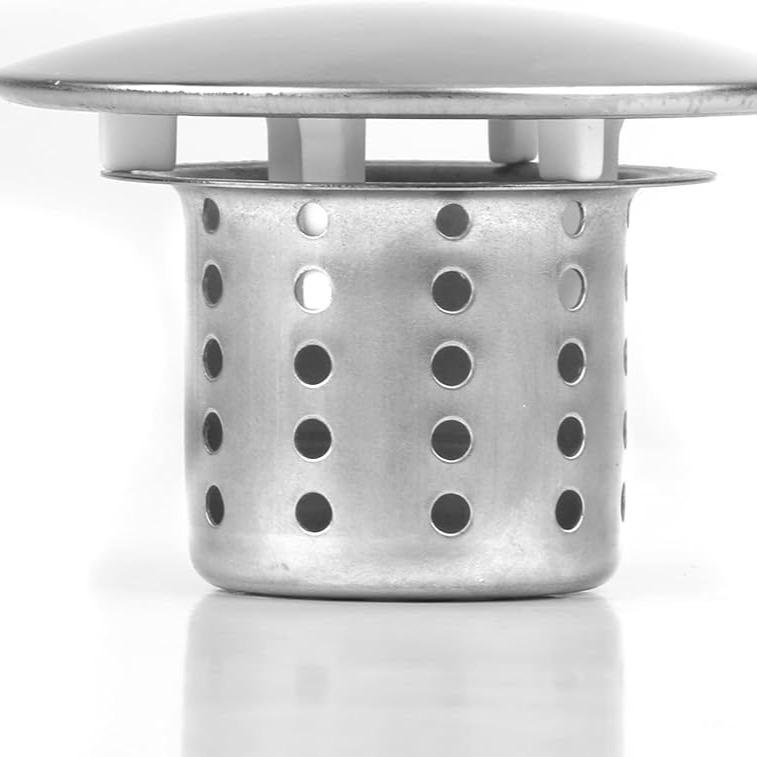 Drain Hair Catcher, Sink Strainer, Shower Drain Cover, Bathroom Overflow Covers, Stainless Steel Plug Hole Hair Catcher for Bathtub, Shower, Kitchen, Bathroom 1