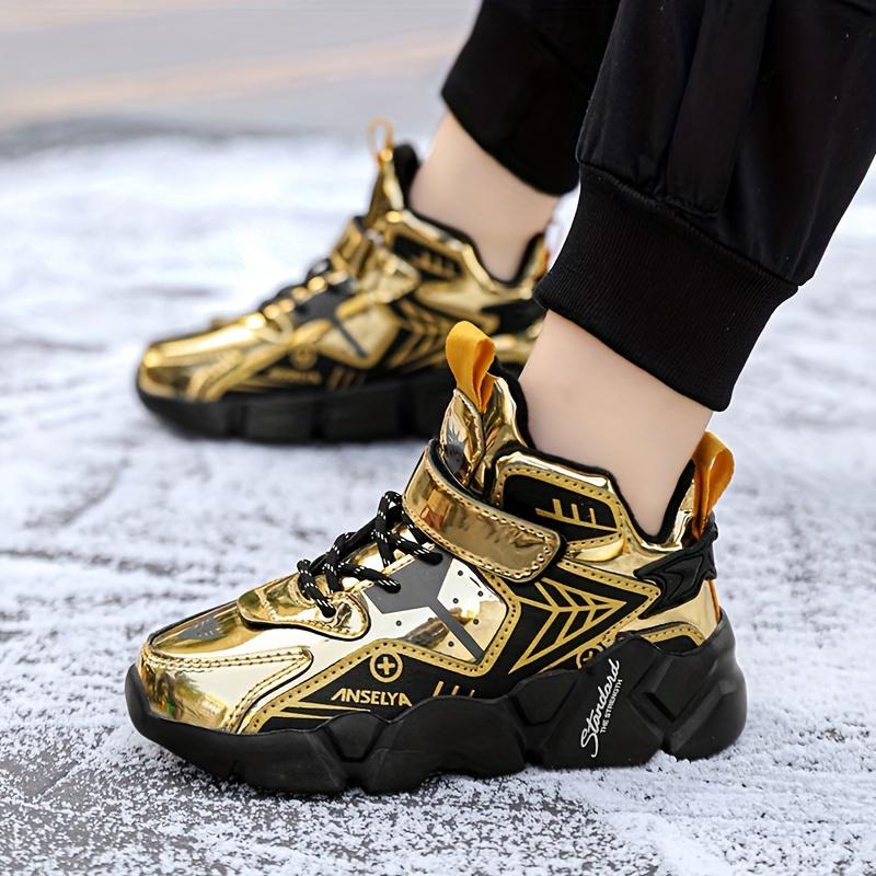 Product Introduction of New Fashionable Boys' Sports Shoes Waterproof, Anti slip, Wear resistant Children'S Running Shoes Outdoor Basketball Shoes Middle and Big Children'S Running Shoes 15