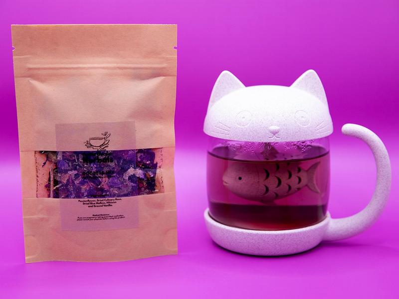 Purple Garden Herbals Goddess Mix Herbal Blend - 60g loose leaf pouch Beverage 3