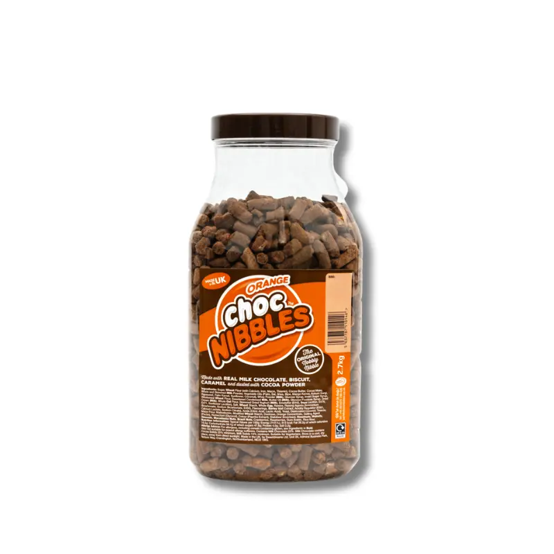 Choc Nibbles Jar (2.7kg) (Original,Orange,Toffee,Mint) 2
