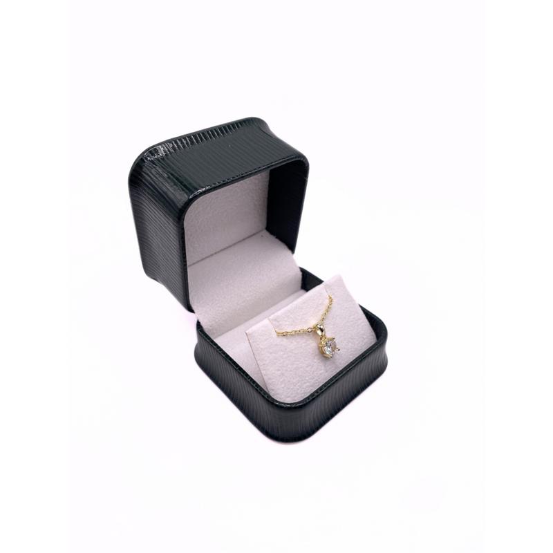 Dubai Gems yellow gold finish Round Cut Created Diamond Pendant Necklace Daily Birthday Wedding Anniversary Christmas 3
