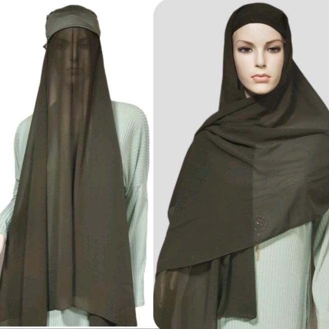 Yasminek Instant Hijab with Undercap - Premium Chiffon Fabric 3