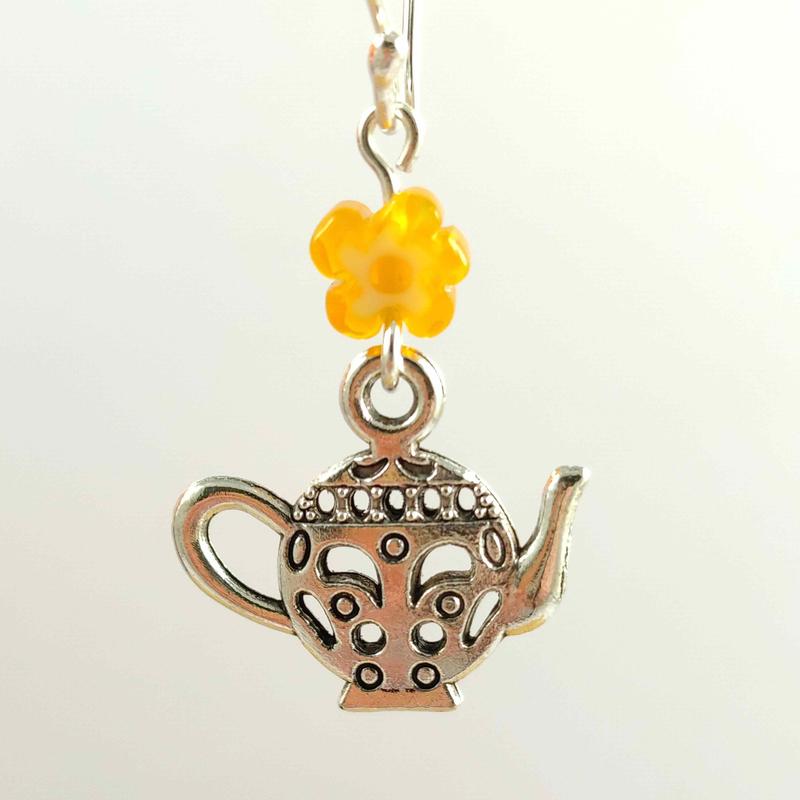 Teapot Charm Earrings 1