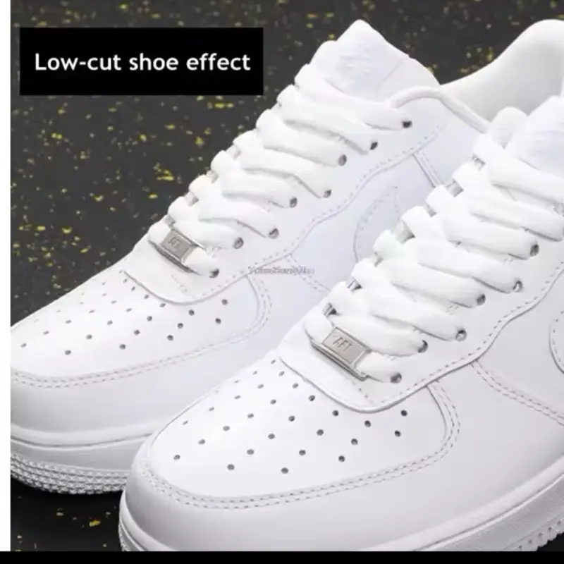 AF1 Combination White Flat Laces and Shoe Decoration for Customized Sneakers - Arch, Tactical, Parent, Bedroom, Weight, Comfort, Footwear