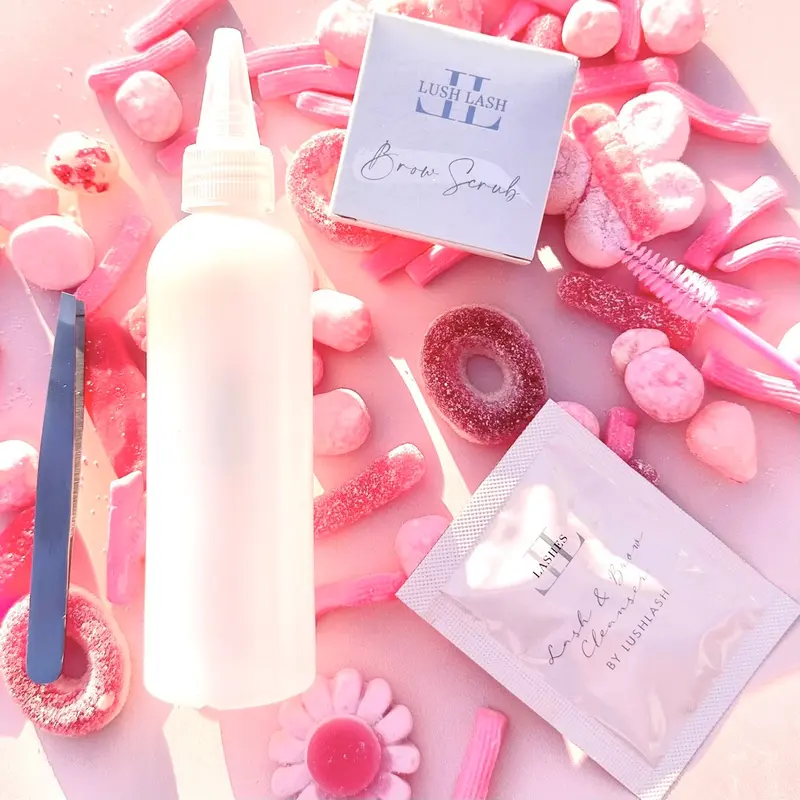BROW GOODIE BOX - BROW TOOLS for Makeup and Cosmetic Lovers Strawberry Remove Oils Gentle on skin with Mascara wand 0